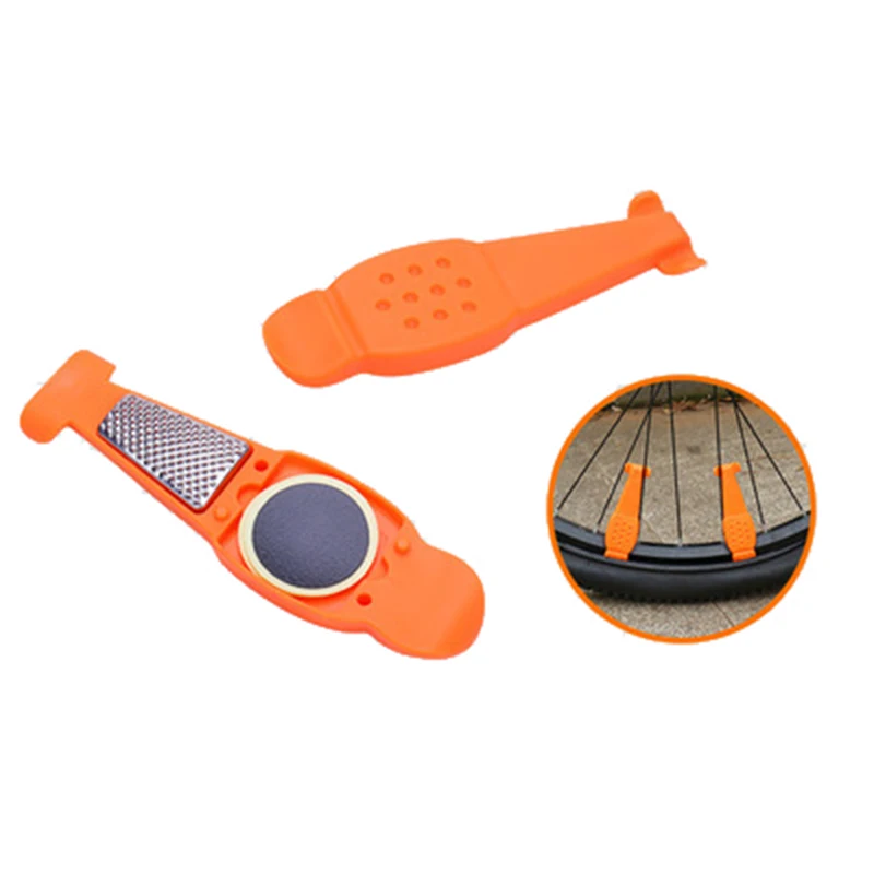 

Bicycle Tire Repair Tool Portable MTB Tyre Free Glue Tire Patch Convenient Bicycle Tyre Repair With Sanding Tool Sets R0190
