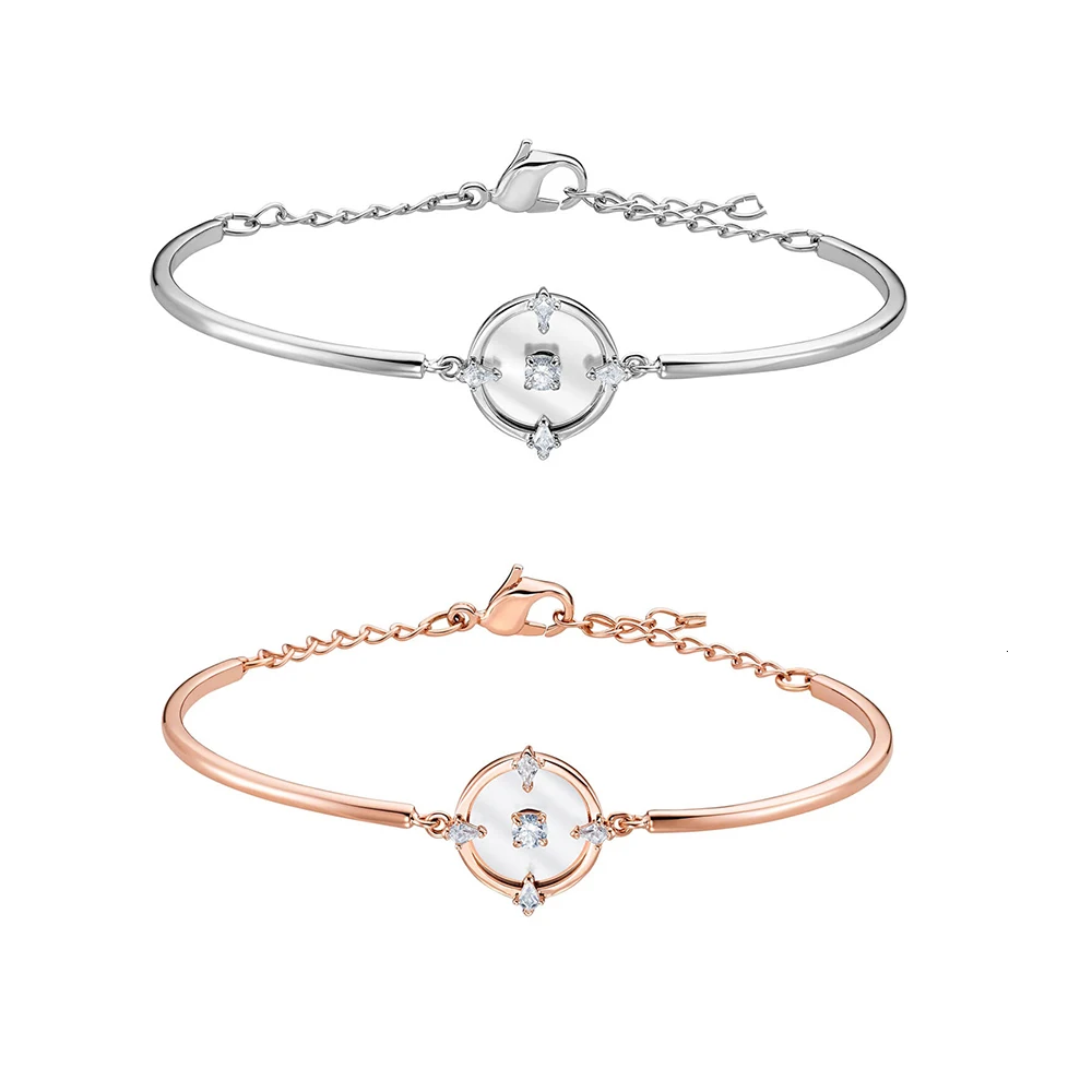 Новые изысканные Амулеты Браслет и розовое Северное золото для невесты Матери ювелирные изделия