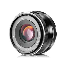 Venidice Meike 35 мм f1.7 объектив с широкой диафрагмой и ручной объектив APS-C для sony байонетное крепление типа Е A7 A7II A7III NEX5 NEX6 NEX7 A6500 A5100 A6000 A6300