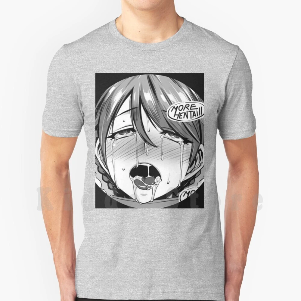 より変態少女tシャツの綿の男性diyプリントクールtシャツ変態アニメフリークおっぱいおっぱいフリークアニメアート Tシャツ Aliexpress