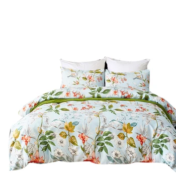 

2/3Pcs Bedding Set Duvet Cover Sanding Printing Duvets Quilt Cover With Pillowcase Comforter For Twin Queen King Size Bed