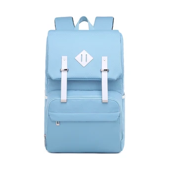 

Fashion Nylon Women Backpack School Bags For Teenagers Girls preppy style student Backpack CD-1585