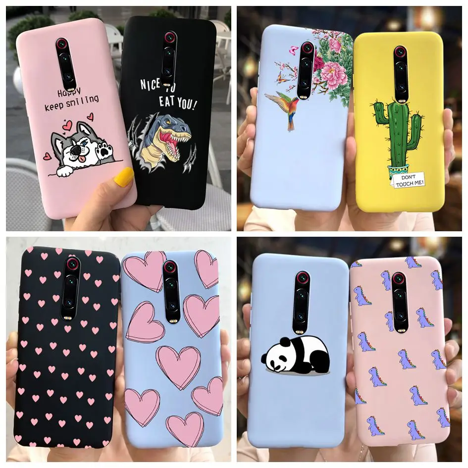Funda de silicona para Xiaomi Mi 9 T Pro, carcasa suave de dinosaurio