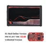 Online Unlimited KESS 2.80 EU Red V5.017 KTAG V7.020 4 LED 2.25 OBD2 OBD2 Car ECU Chip Tuning Kit 5.017 k-tag Programmer Tools 4