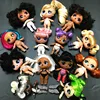 L.O.L. SURPRISE Series 5 Hairgoals Change Color 8cm Big Sister Hair Dolls LOL Bhaddie Doll Set Splatters set Kids Play Toy Gift ► Photo 3/6