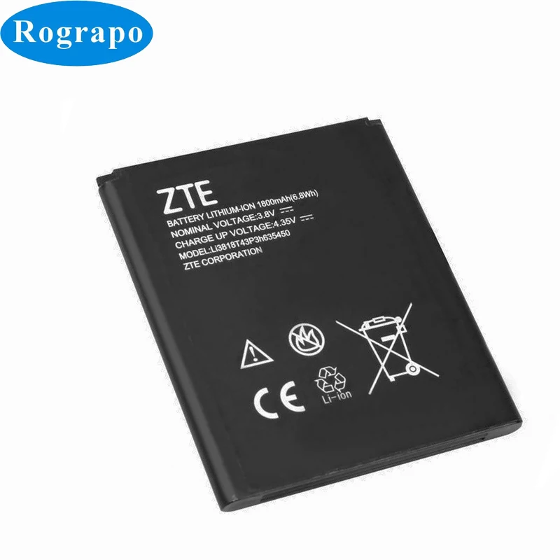 Original 1800mAh Li3818T43P3H635450 Replacement Battery Baterij For ZTE