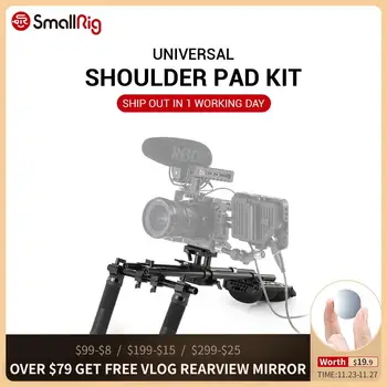 

SmallRig Camera Shoulder Rig Advanced Universal Shoulder Pad Kit Feature w/ Shoulder Pad Camera Plate Camera Handle 15mm Rod