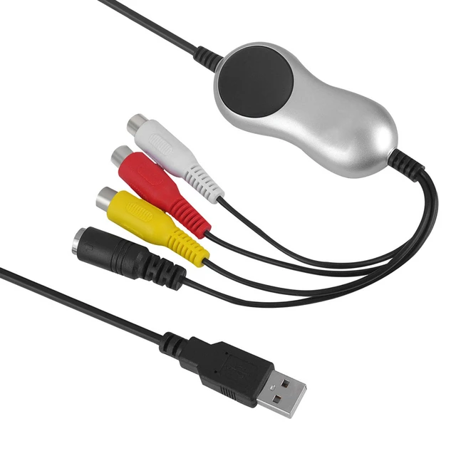 Adaptateur S-Vidéo vers USB 2.0 - Convertisseur analogique a numerique -  Pour Windows - Cable adaptateur d'acquisition vidéo