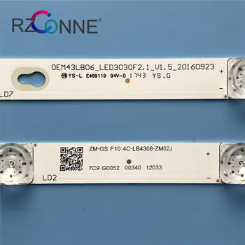 

LED Backlight strip for 43HR330M08A2 V5 TOT_43D2900_3X8_3030C 43S303 43S305TABA 43UC6306 43UC6406 43U67EBC 4C-LB4308-HR02J ZM02J