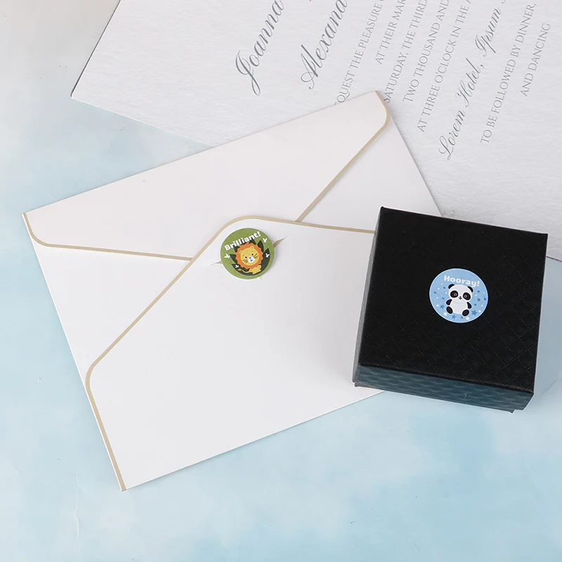 500pcs Reward Stickers Encouragement Sticker Roll For Kids Motivational Stickers With Cute Animals For Students Teachers