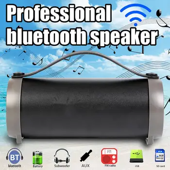 

1500mAh 3.5mm Portable bluetooth Speaker Wireless Outdoor Loudspeakers 3D Stereo Music Surround Speakers Support FM Radio