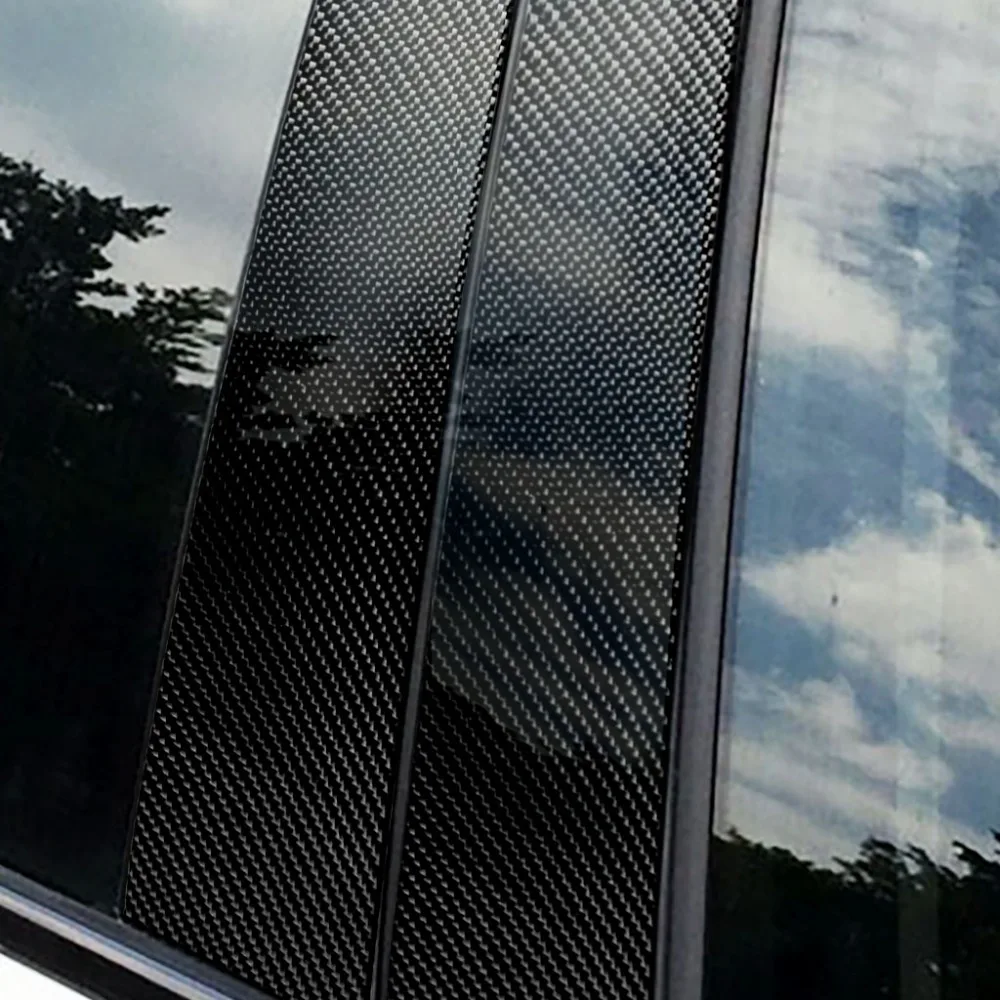 Для автомобиля BMW украшение оконной рамы отделка наклейка из углеродного волокна аксессуары b-столбы литье для новых 3 серии F30 2013