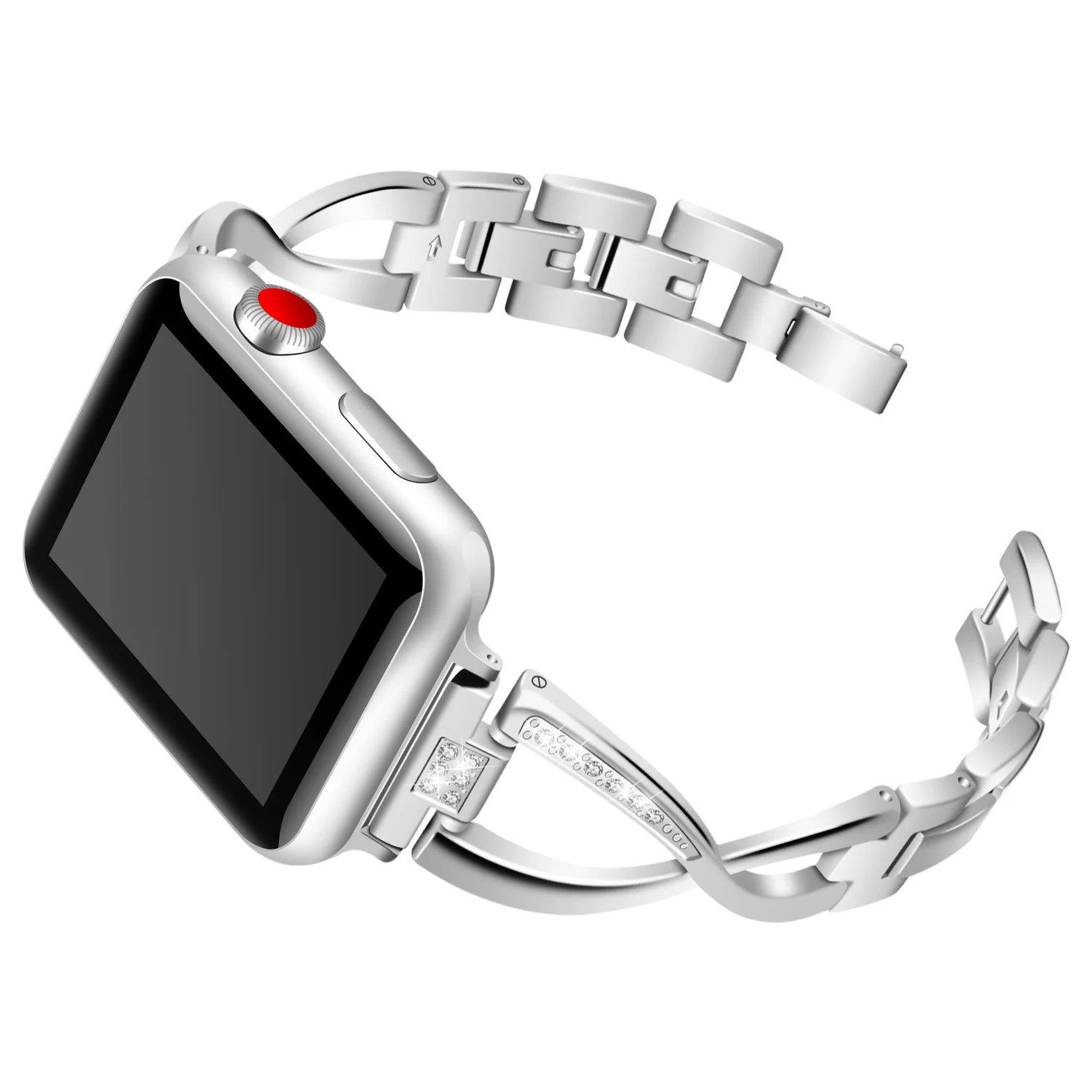OULUCCI браслет из нержавеющей стали для Apple watch 38 мм/40 мм/42 мм/44 мм сменный ремешок для iWatch серии 5/4/3/2/1