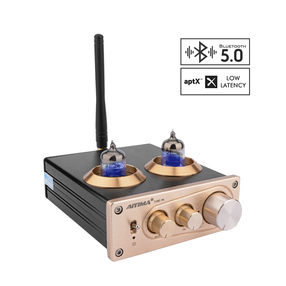 Предусилитель AIYIMA Bluetooth 5 0 APTX HiFi 6J1|Усилители мощности| |