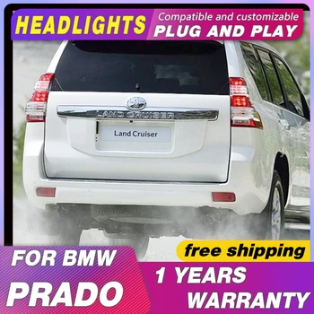 

car accessories for T0Y0TA prado 2009-2017 LED rear bumper light rear fog lamp brake light