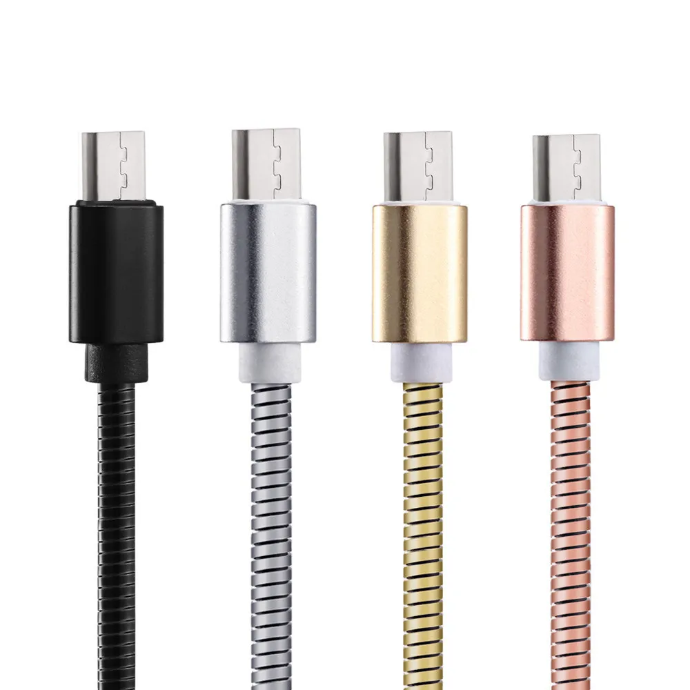 High Quality 1M Soft Metal USB-C USB 3.1 Type C Data Charge Charging Cable Faster Charger Type C Connector#LR2