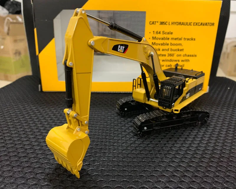 Гусеница Cat 385C L гидравлические экскаватор металлические дорожки 1: 64 масштабная модель полученная литьем под давлением модель Norscot 55203