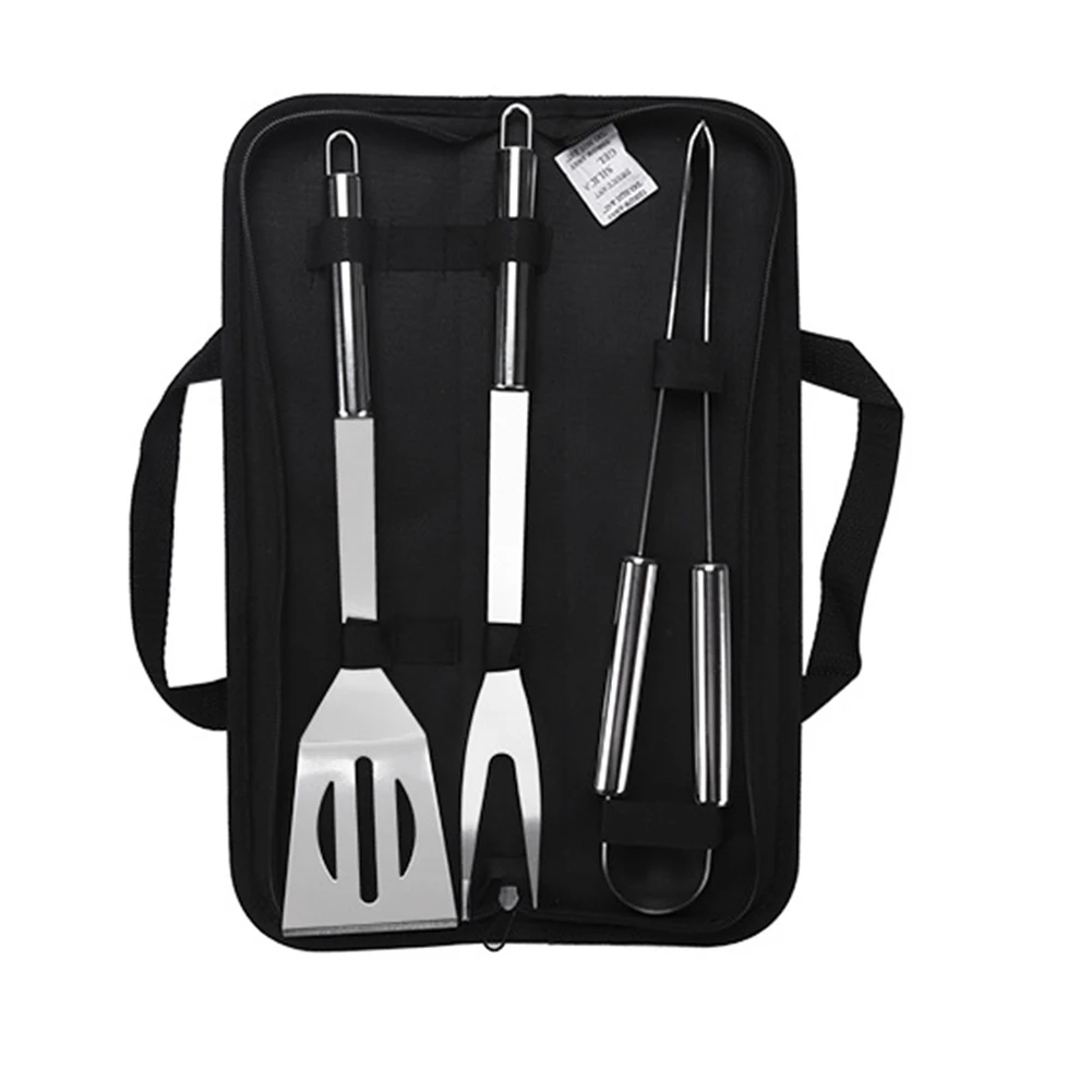 

Outdoor BBQ Grill Tool Set Stainless Steel Bakeware Forklift Brush Barbecue Accessories