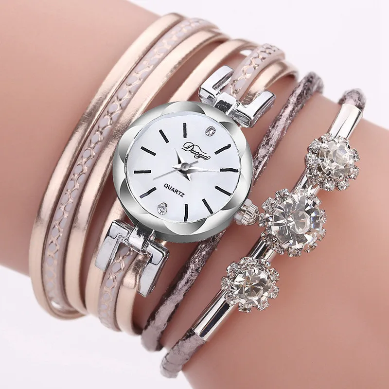 gold watch Новые модные женские часы с браслетом, роскошные часы с кристаллами, кварцевые часы, женские винтажные креативные наручные часы Zegarek Damski - Цвет: gold watch
