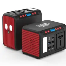 110 В 220 В солнечный генератор энергии портативная электростанция с 85 Вт AC выход солнечный генератор AC power Bank зарядное устройство для ноутбука