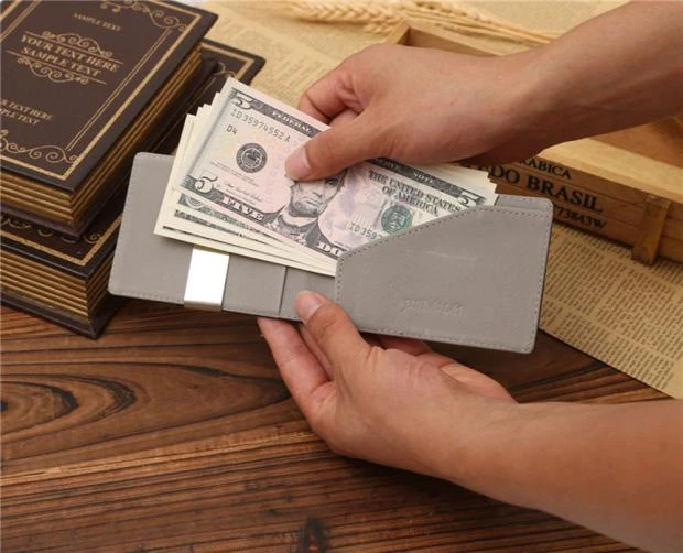 Fashion Small Wallets Luxury Brand Men Male Clutch Coin Purses Walet Bag Leather Magic Money Portomonee Pocket Vallet  813