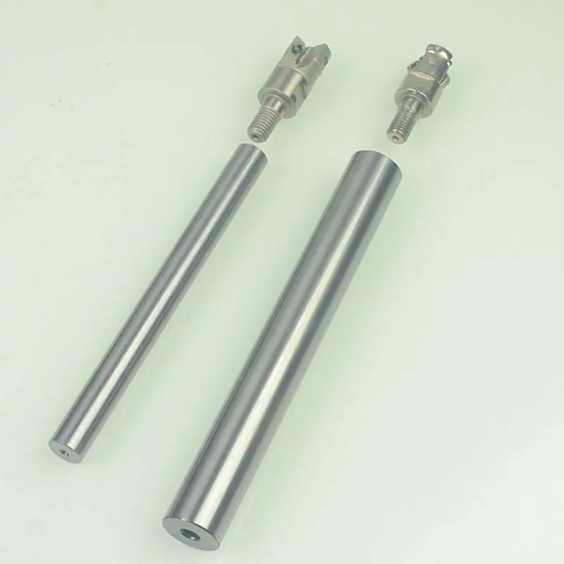 Carbide shank. Disposable lock tooth replaceable cutter head thread milling cutter extension rod.(excluding replaceable milling