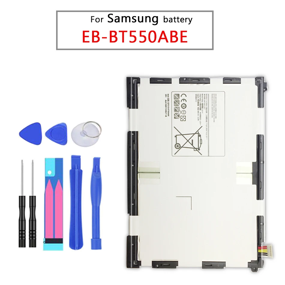 Аккумулятор для SAMSUNG T550 EB-BT550ABE 6000 мАч samsung Galaxy Tab A 9 7 &quotT555 SM-T550 SM-P550 SM-P351 | Компьютеры