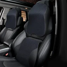 1 шт. автомобильное сиденье черный подголовник подушка с эффектом памяти подушка для отдыха прочная подушка