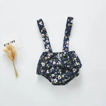 

Angoubebe B92H22 Spring baby's clothing girls baby floral skirt overall infants fashion denim overalls bib pants