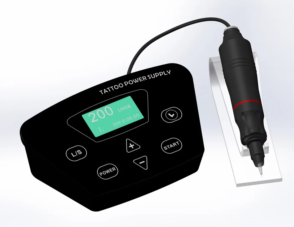 

Cool Touch Control Tattoo Power Supply Tattoo Equipment Tattoo Machine Power Supply Pedal Threaded