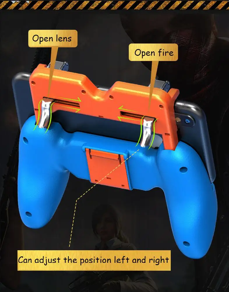  BEESCLOVER W19 PUBG Gamepad Joystick Metalen L1 R1 PUBG Trigger Game Shooter Controller