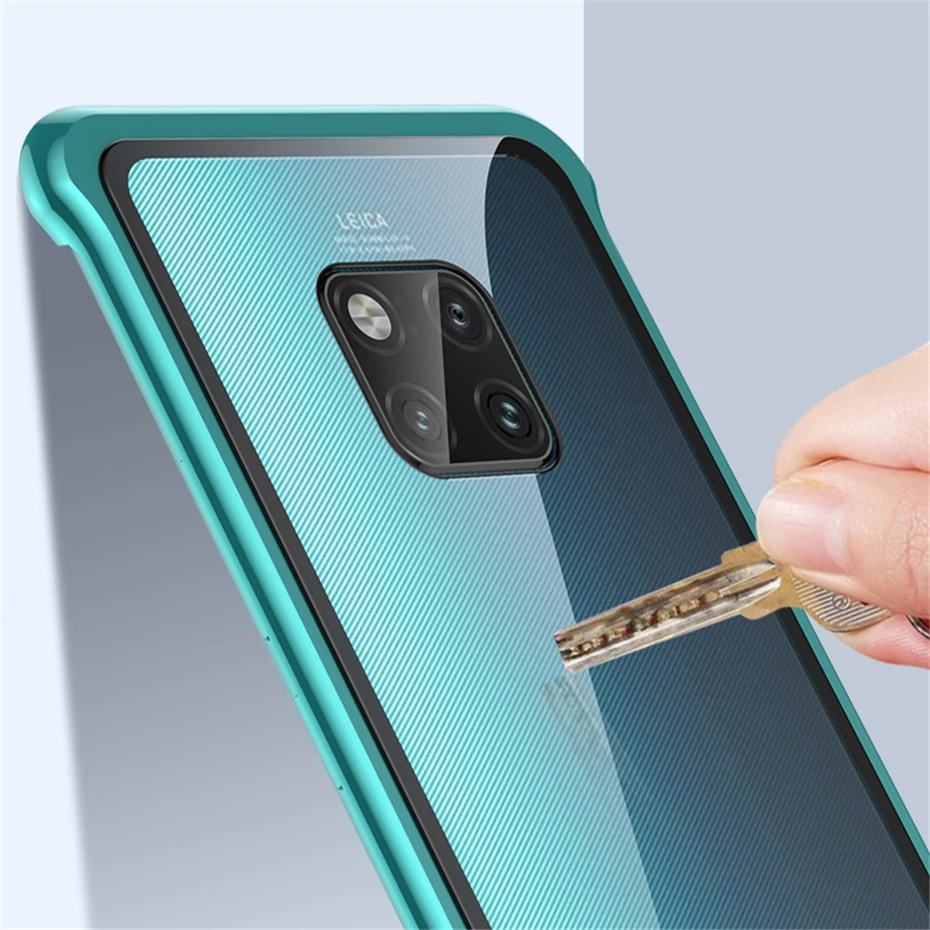 Для huawei mate 20 Pro Чехол Pull-Plus металлическая рамка 9H закаленное стекло чехол противоударное покрытие для huawei mate 20 mate 20 Fundas Shell