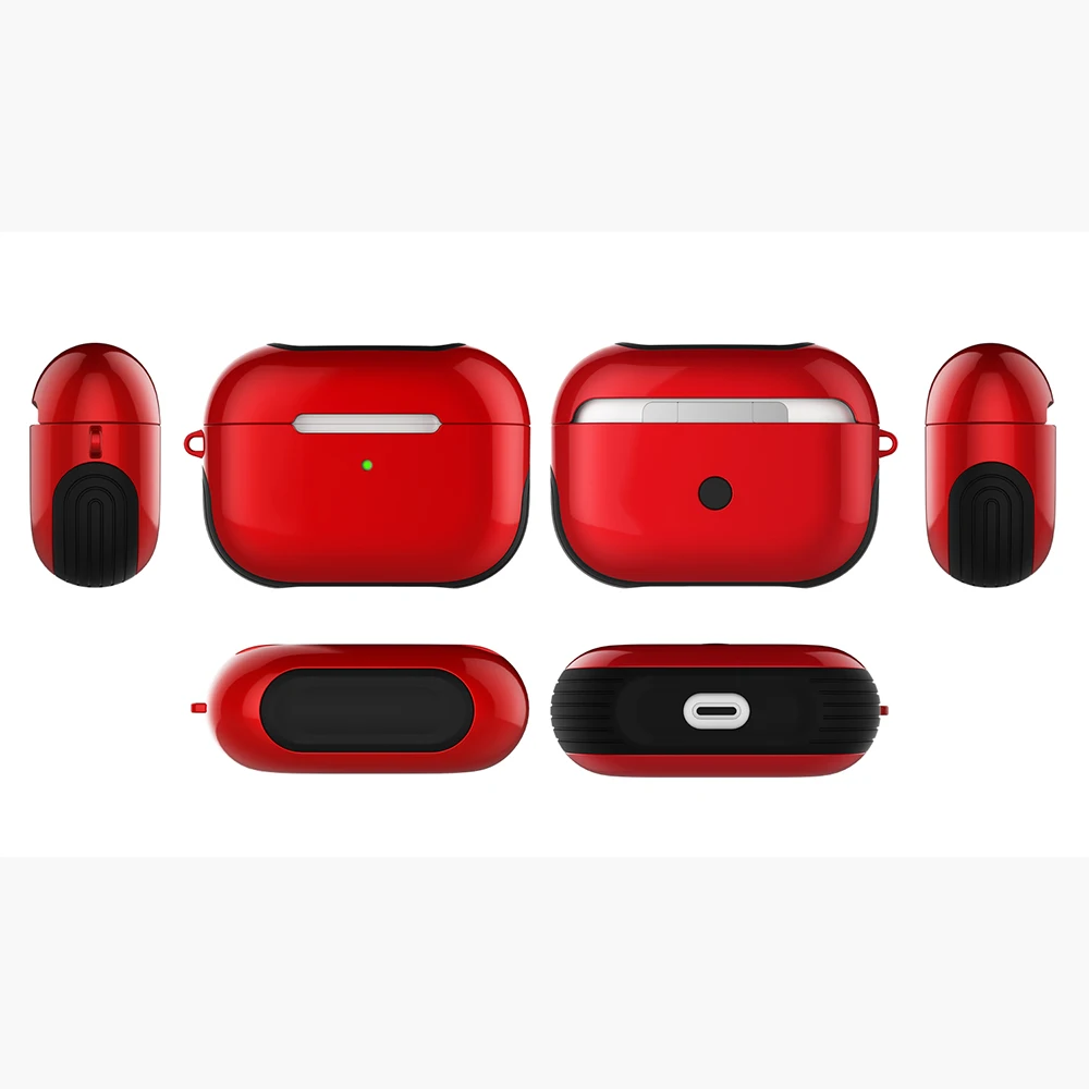 Для Apple AirPods Pro Чехол TPU+ PC роскошный жесткий защитный чехол для наушников чехол Аксессуары для Air Pods Pro Чехол