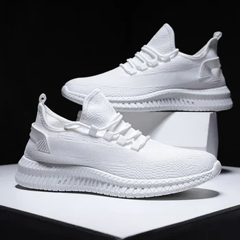 

LightWeight Lace Up Sneakers Men Shoes Outdoor Sport Running Shoes Couples Breathable Soft Athletics Jogging Casual Shoes 36-44