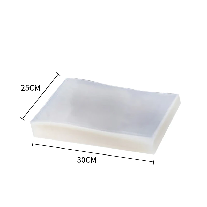 25x30cm 100 шт./лот пластиковый вакуумный упаковщик, мешок для хранения продуктов для вакуумной запайки, упаковочная машина для хранения пищевых продуктов - Цвет: 25x30cm