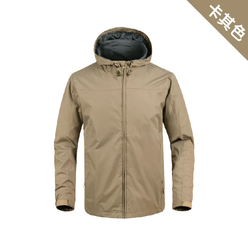 

Осенняя тонкая лыжная одежда, Мужская дышащая стрейчевая ветровка, уличная Однослойная одежда для альпинизма, тонкое ветрозащитное пальто