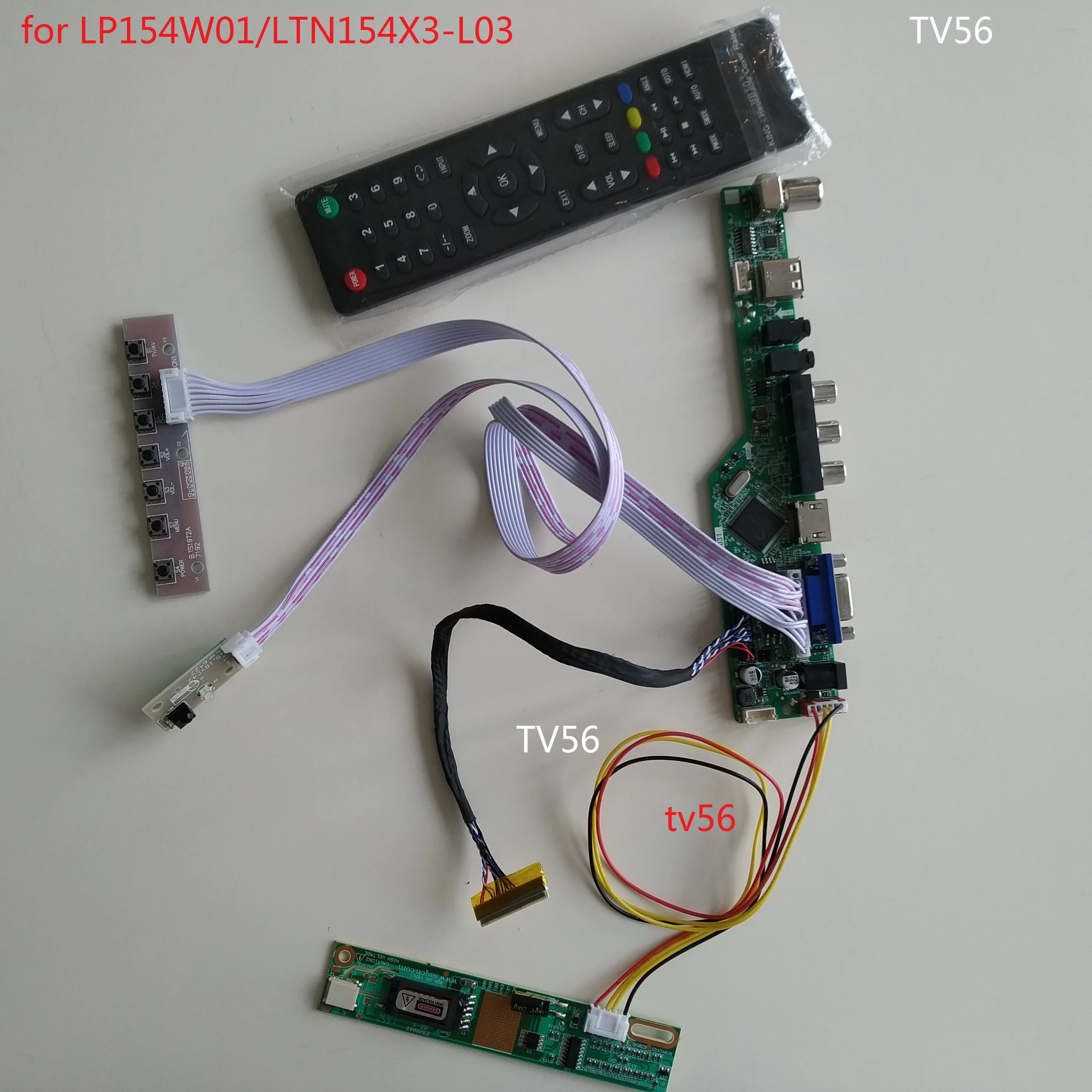 VGA Аудио AV TV HDMI-совместимый ЖК-светодиодный 1CCFL лампы Драйвер платы контроллера