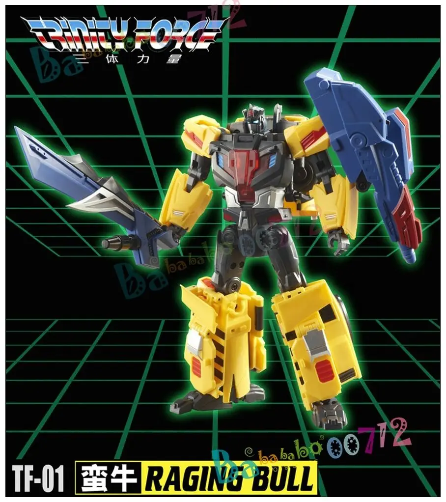 Трансформационная игрушка TFC TF-01 RagingBull Trinity Force экшн фигурка Новинка