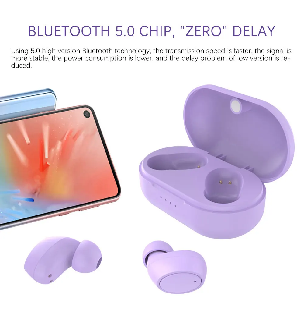 T8 TWS, беспроводная bluetooth гарнитура, Bluetooth 5,0, стерео спортивные наушники, IPX5, водонепроницаемые bluetooth наушники, наушники, зарядная коробка