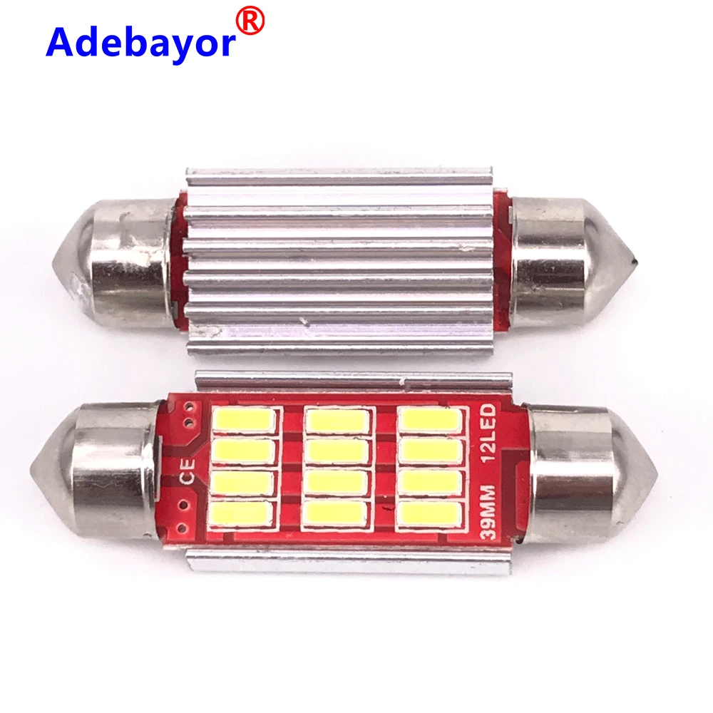 佺  C5W CANBUS   31mm 36mm 39mm 41mm, ڵ  4014 12 SMD LED ڵ ׸    12V, 50 
