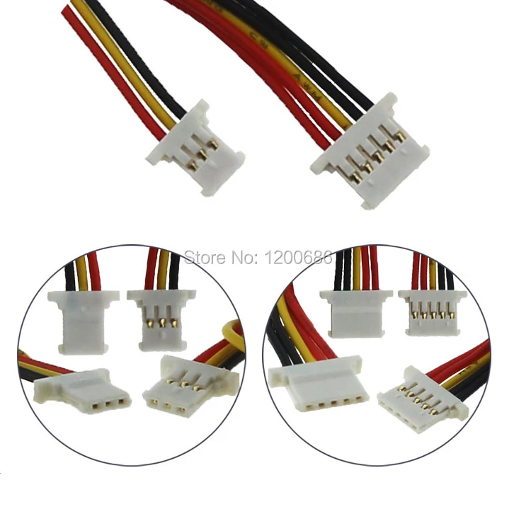 1M/1.5M Custom A1254 Molex 51146 1.25 Cavi 0.049 "1.25 Alloggiamento Femmina 3Pos 1.25Mm 51146 28 Awg Gh1.25