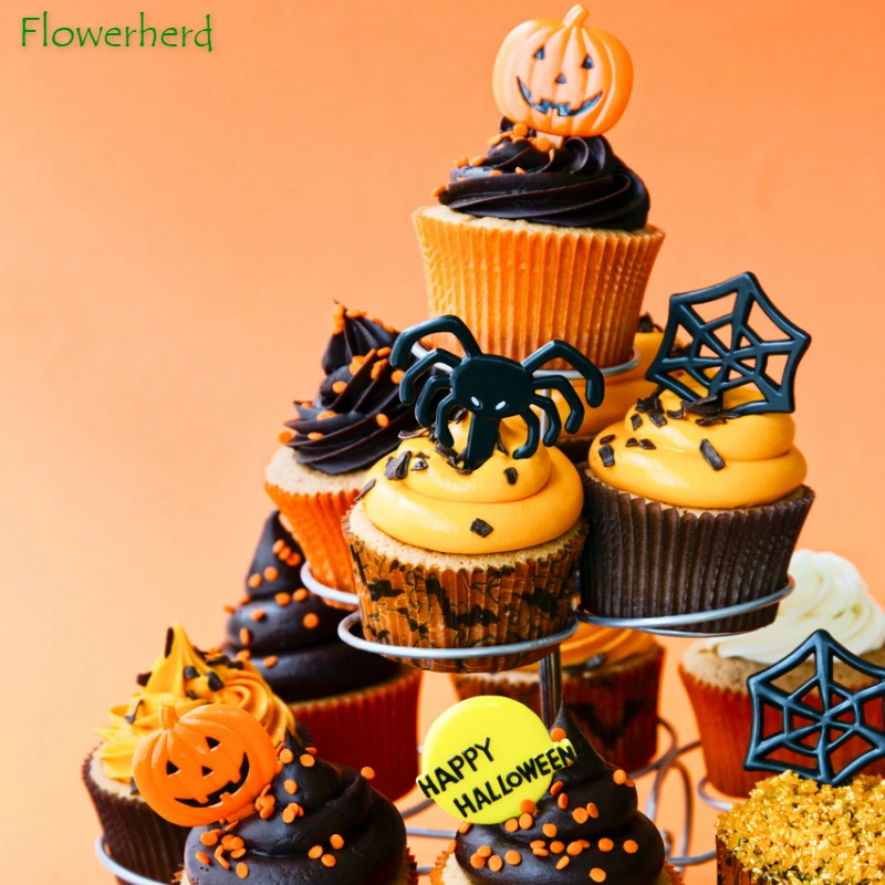 

Halloween Cupcakes Silicone Molds Skeleton Jack-O-Lantern Ghosts and Other Scary Shapes Fondant Cake Decorating Tools Cake Mold