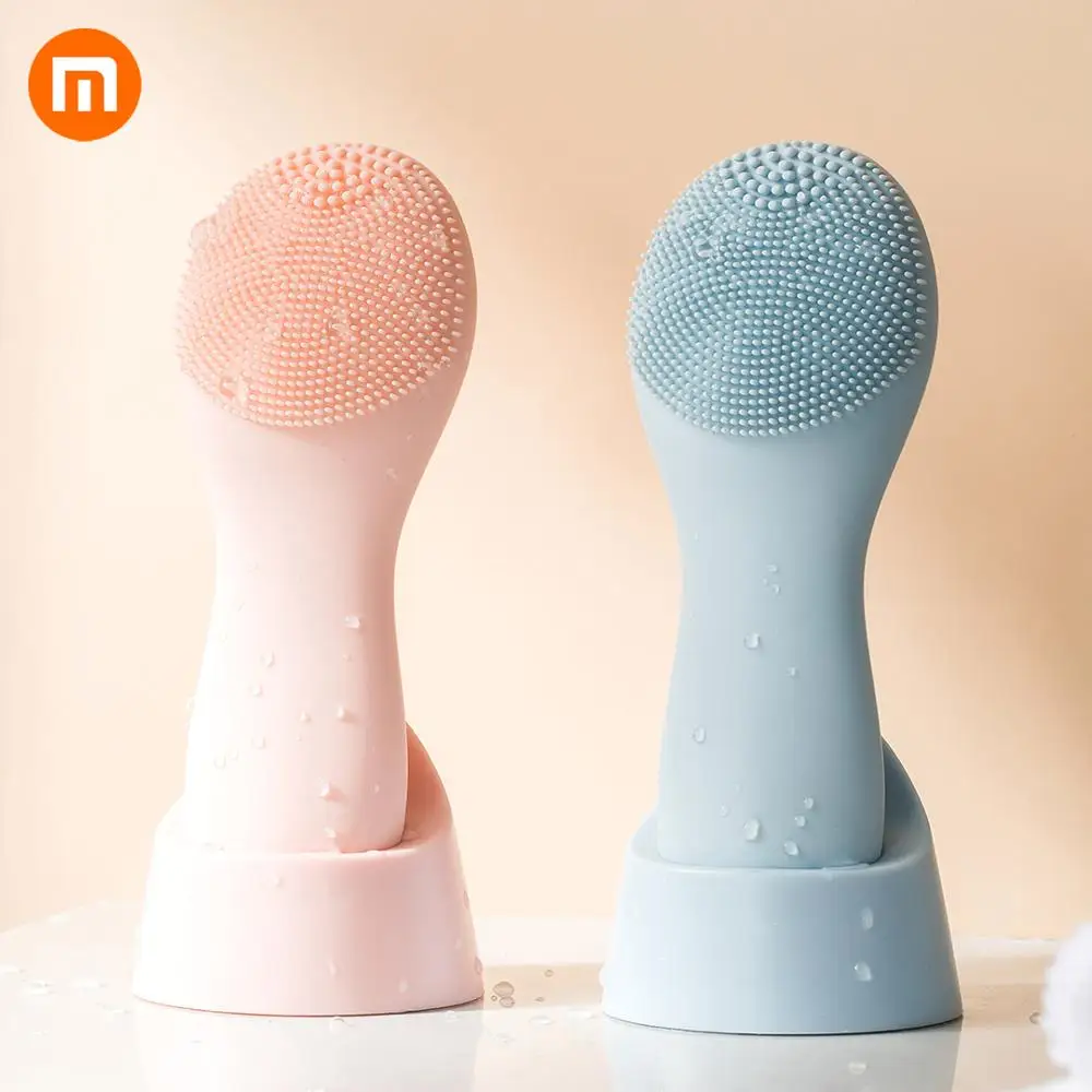 

Xiaomi Mijia Jordan&Judy Facial Cleaning Brush Dual Frequency Vibration Mijia Deep Cleaning Face Waterproof Silicone Electric C