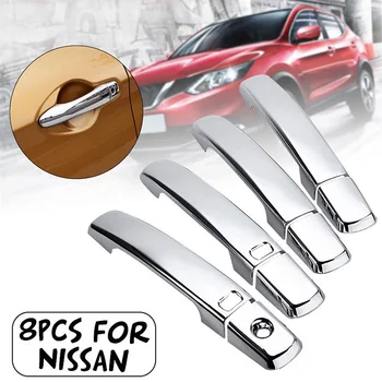 

8pcs Car Side Door Handle Cover Trim Chrome For Nissan Maxima Altima 2007-2012 Car Stylig Accessories