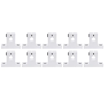 

10 Pieces of SK10 Linear Bearing Guide Shaft Support CNC Router 3D Printer Part