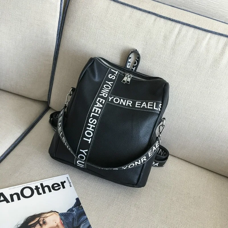 Женский кожаный рюкзак с напечатанным национальным буквенным принтом, качественный рюкзак для путешествий, сумка через плечо для девочек, рюкзаки Mochila