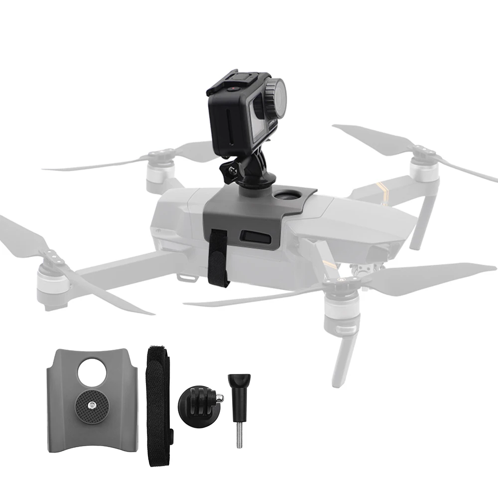 360 градусов держатель кронштейна для DJI Mavic 2 Pro Zoom Drone камера подставка Адаптер для Gopro аксессуары для спортивной камеры