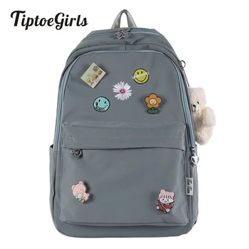 

Business Travel Backpack White Bear Backpack Bag Girl School Books Bag Waterproof Oxford Bag Large Capacity Simple Design Bag