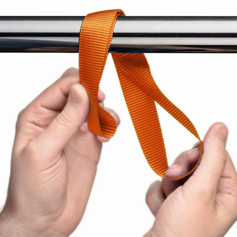 1/4Pcs ATV Hook Belt Endless Webbing Motorcycle Tie Downs Luggage Bandage Soft For Car Motorbike Loops Straps Multipurpose Strap