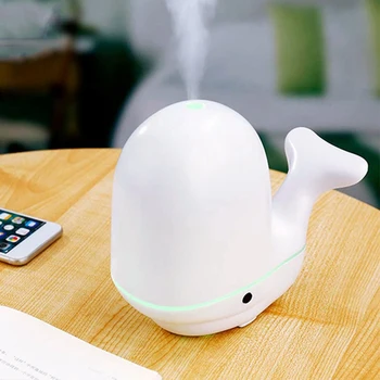 

Whale Air Humidifier Ultrasonic Usb Aroma Essential Oil Diffuser Mist Maker Aromatherapy For Home Baby Room